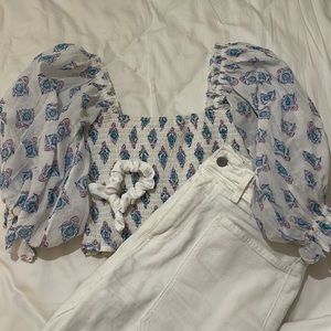 BILLABONG puff sleeved crop top!